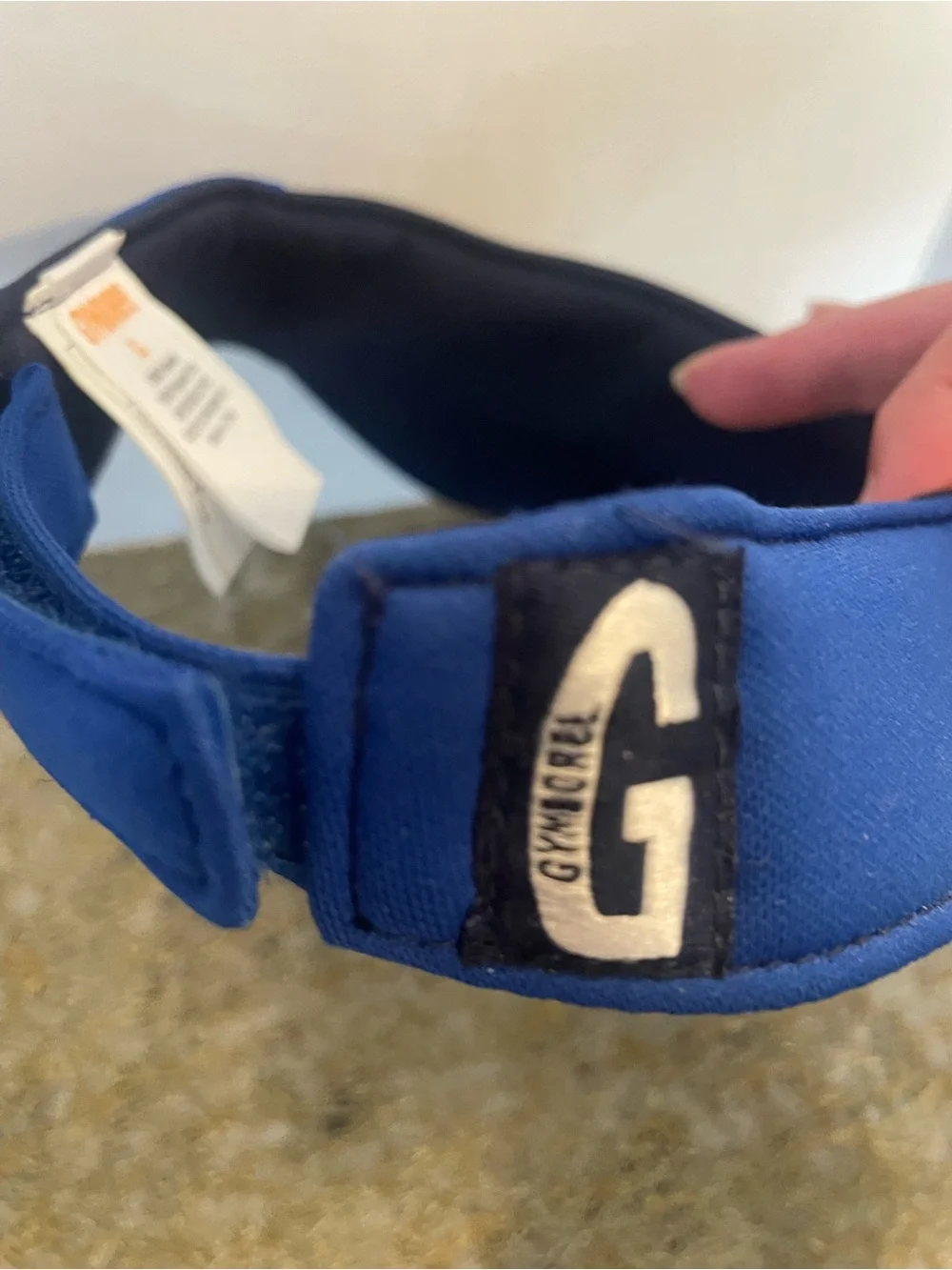 Gymboree Navy Visor with Royal Trim
